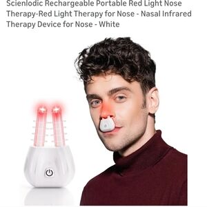 Scienlodic Rechargeable Portable Red Light Nose Therapy-Red Light Therapy for No